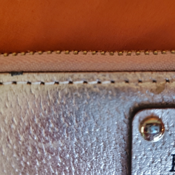 Kate Spade champagne metallic bag and wallet - Picture 9 of 9